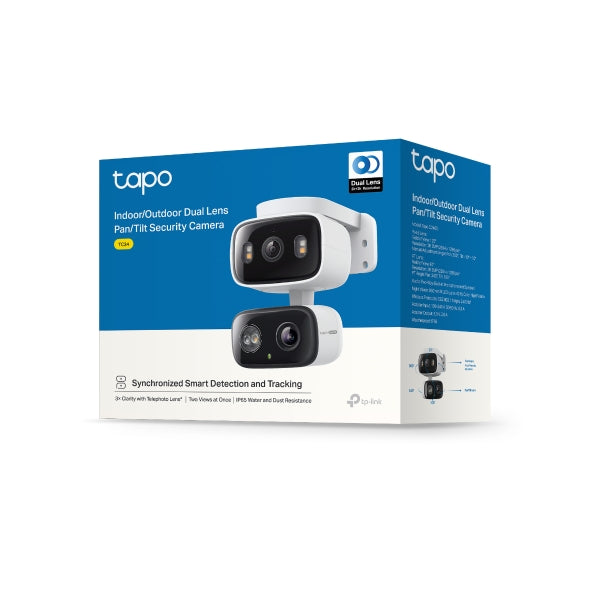 TC34 / C246D Indoor/Outdoor Dual Lens Pan/Tilt Security Camera