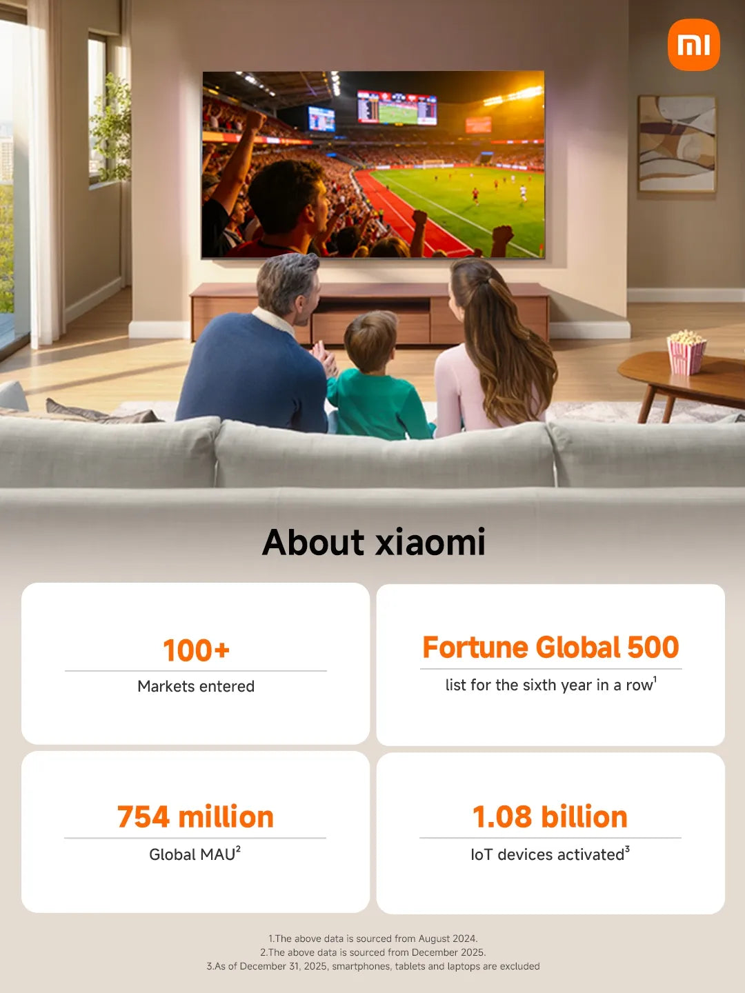 Xiaomi TV A Pro 2026 Series | 43''/55''/65''/75‘’ 4K QLED display