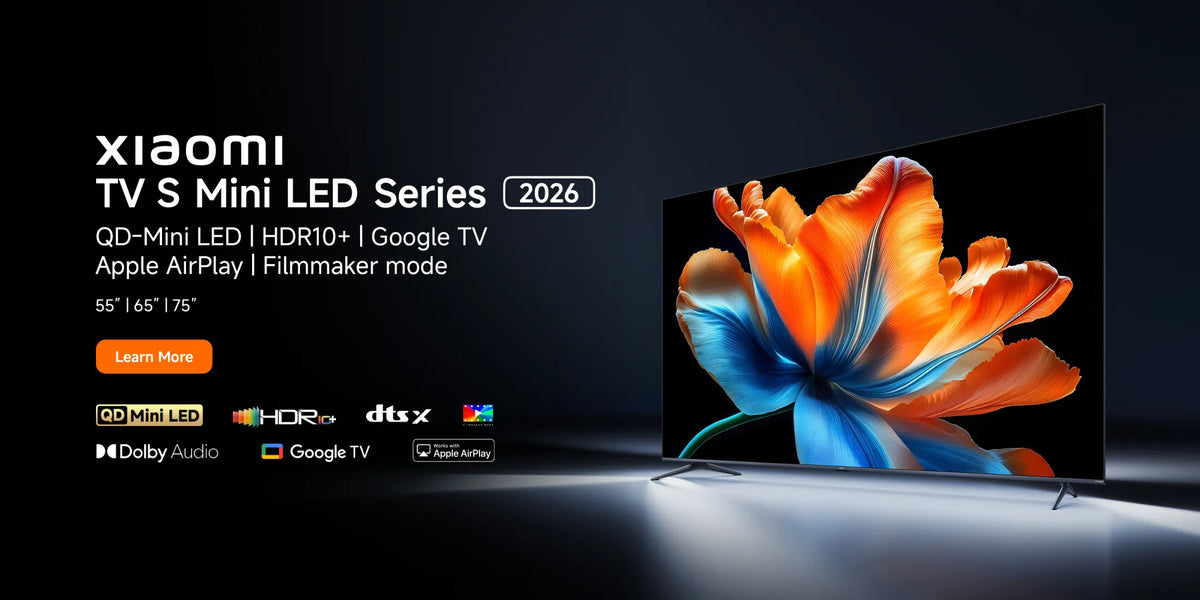 Xiaomi TV S Mini LED Series 2026 | 55"/65"/75"/85''/98'' 4K Smart TV