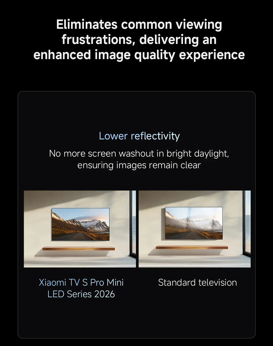 Xiaomi TV S Pro Mini LED Series 2026 | 55‘’/65‘’/75‘’ QD-Mini LED