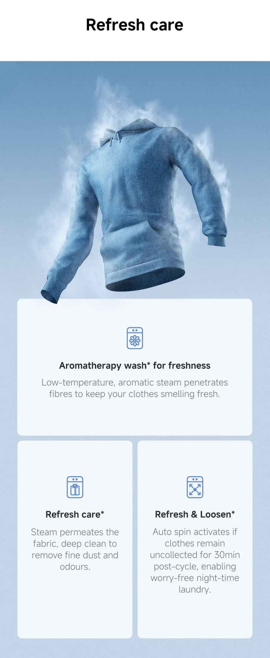 Xiaomi Mijia Front Load Washer & Washer Dryer | 10.5kg |Steam Sterilization, Ultra-Slim, Smart Control, 2Y Warranty