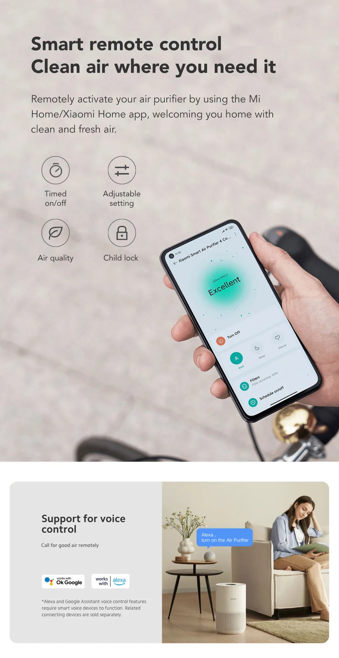Xiaomi Smart Air Purifier 4 Compact