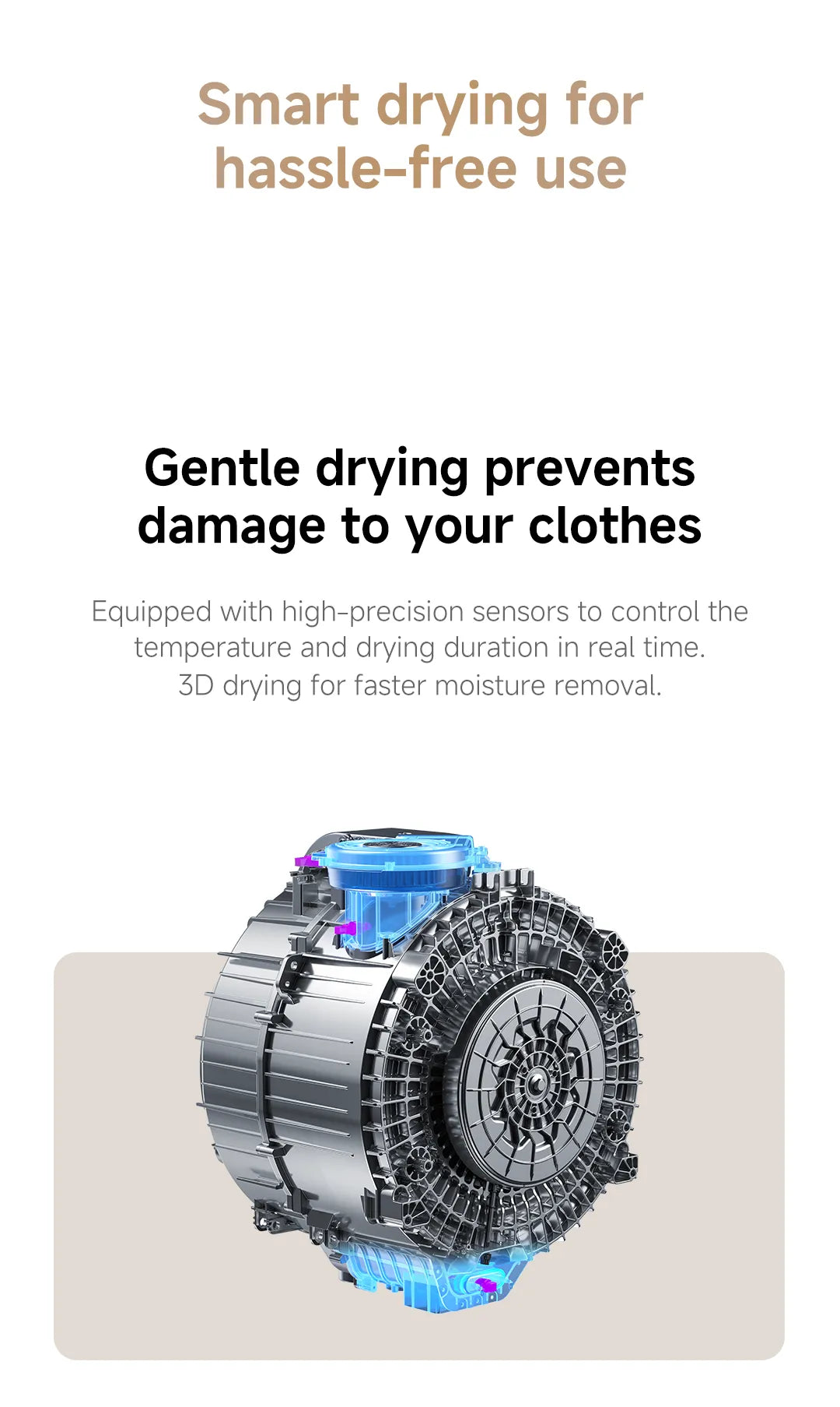 Xiaomi Mijia Front Load Washer & Washer Dryer | 10.5kg |Steam Sterilization, Ultra-Slim, Smart Control, 2Y Warranty