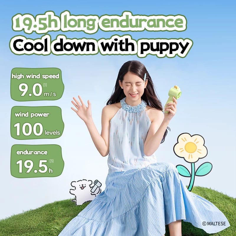 JISULIFE x Maltese Pro1 Limited Edition Ultra-High-Speed Handheld Fan