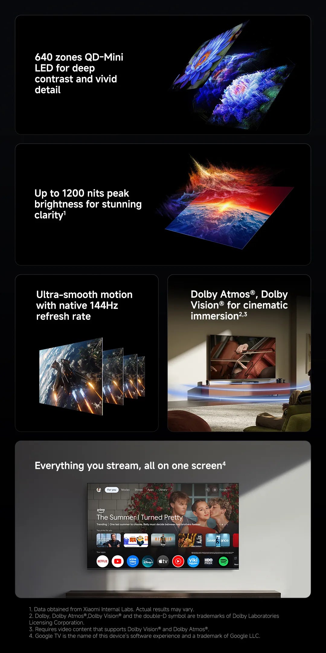 Xiaomi TV S Mini LED Series 2026 | 55"/65"/75"/85''/98'' 4K Smart TV