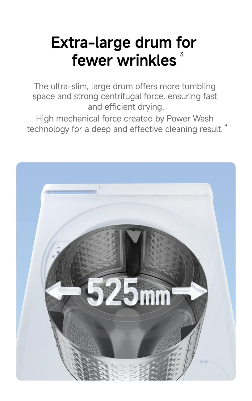 Xiaomi Mijia Front Load Washer Dryer 9kg | Washing Machine 9kg Large Capacity Fast Drying | FREE DELIVERY & INSTALLATION
