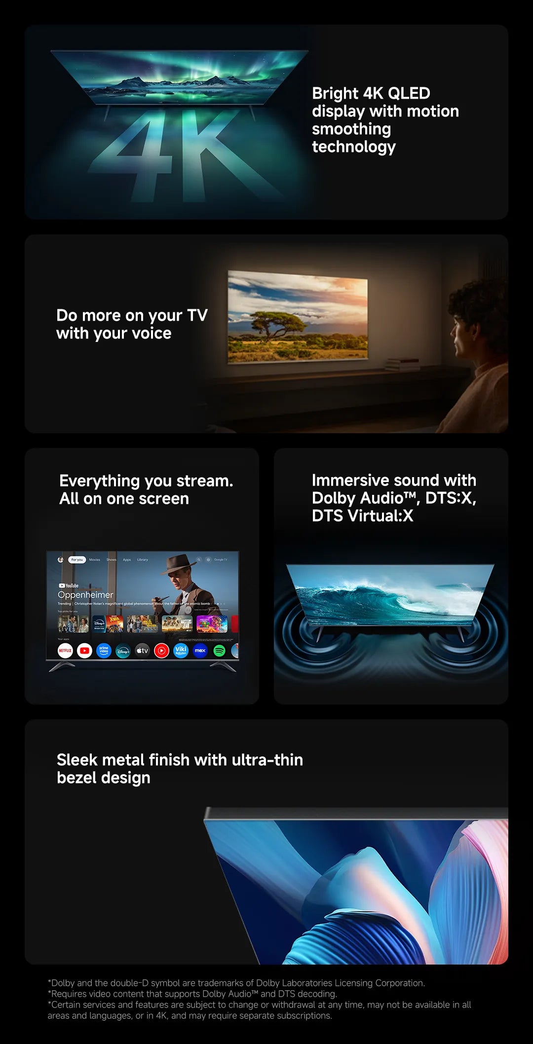 Xiaomi TV A Pro 2026 Series | 43''/55''/65''/75‘’ 4K QLED display
