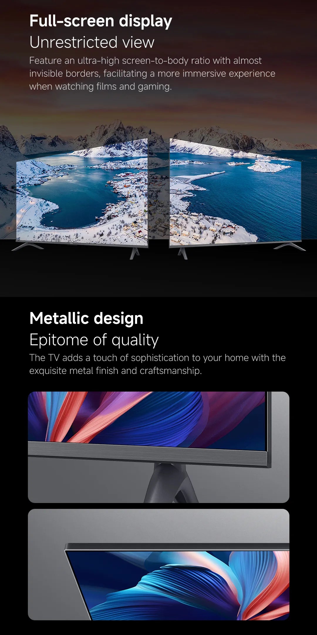 Xiaomi TV A Pro 2026 Series | 43''/55''/65''/75‘’ 4K QLED display