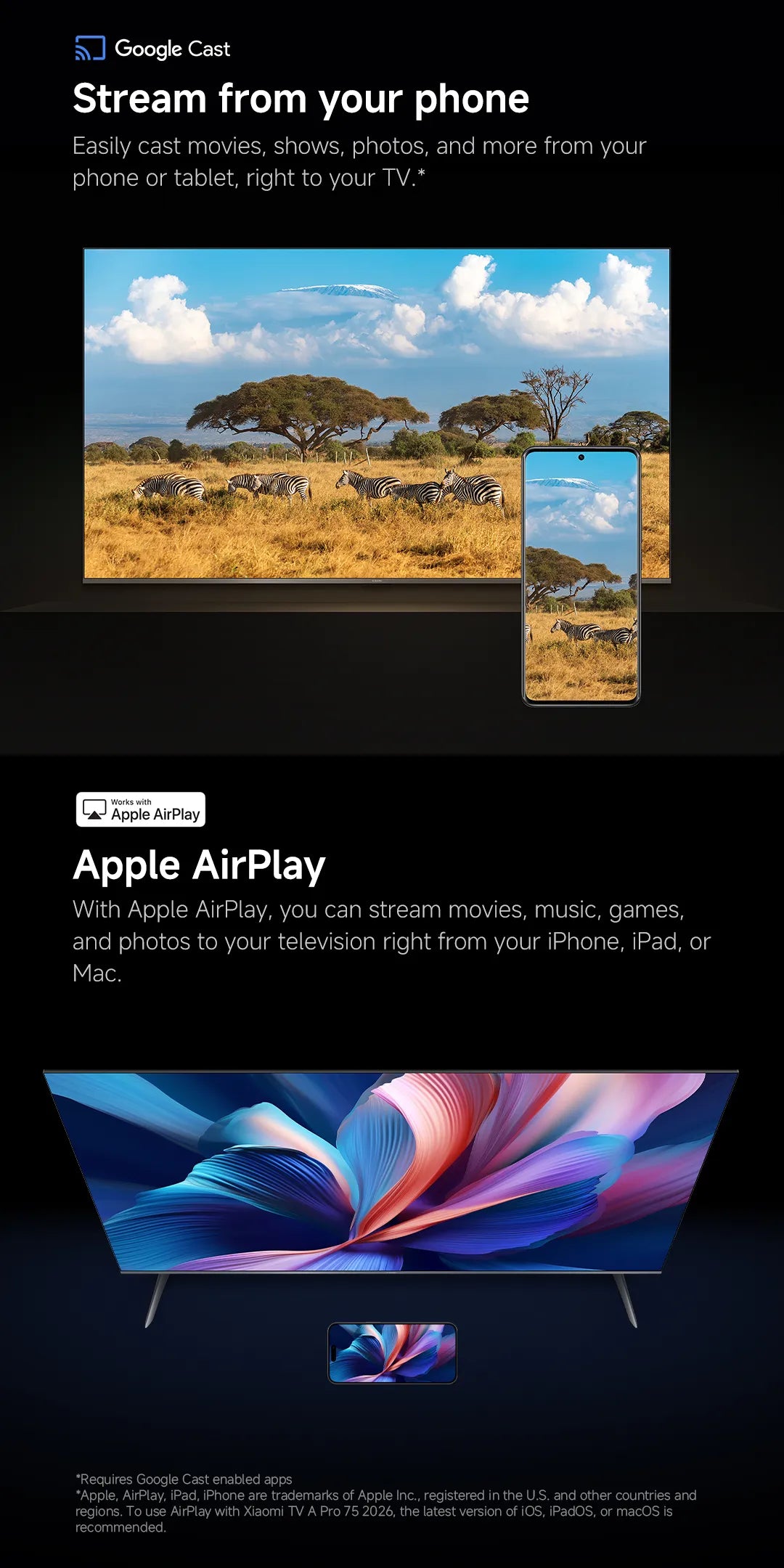 Xiaomi TV A Pro 2026 Series | 43''/55''/65''/75‘’ 4K QLED display