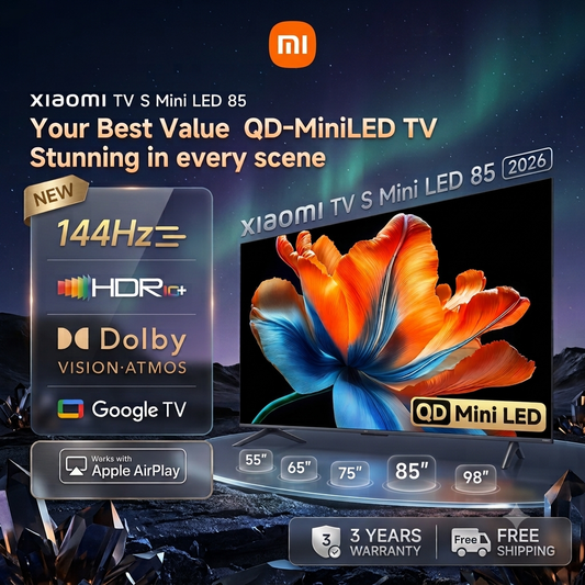 Xiaomi TV S Mini LED Series 2026 | 55"/65"/75"/85''/98'' 4K Smart TV