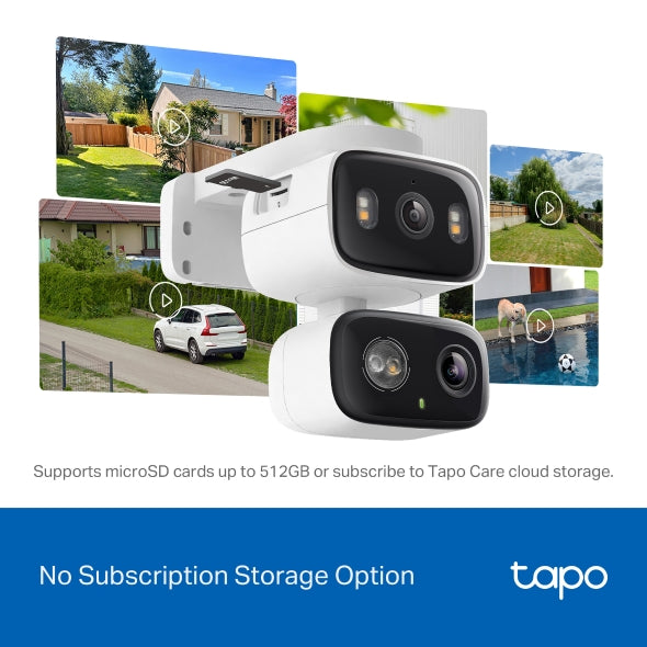 TC34 / C246D Indoor/Outdoor Dual Lens Pan/Tilt Security Camera