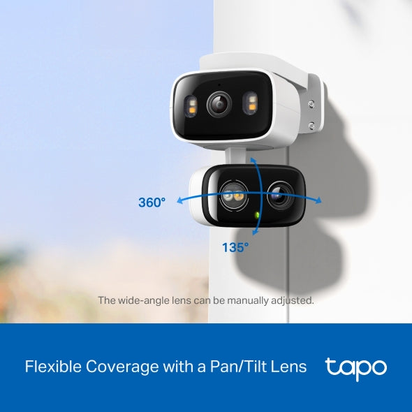 TC34 / C246D Indoor/Outdoor Dual Lens Pan/Tilt Security Camera