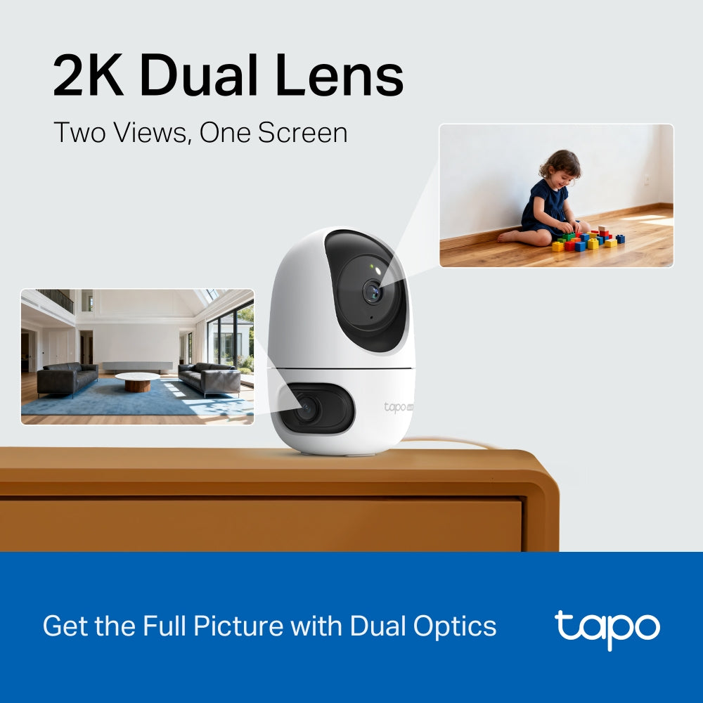 Tapo C245D Dual Lens Pan/Tilt Security Camera
