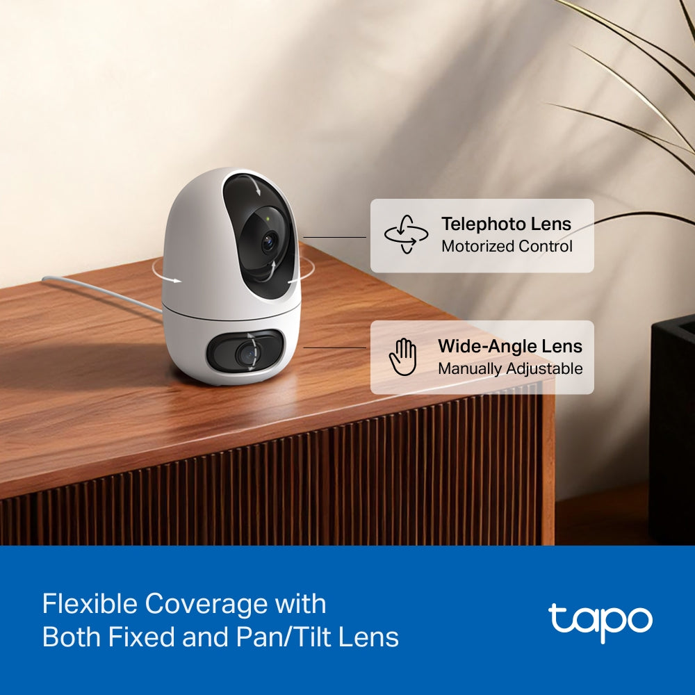 Tapo C245D Dual Lens Pan/Tilt Security Camera