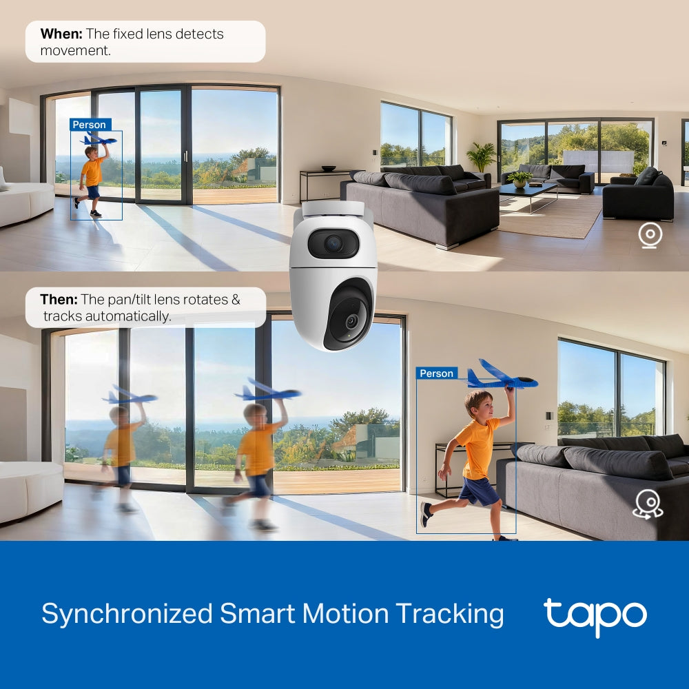 Tapo C245D Dual Lens Pan/Tilt Security Camera
