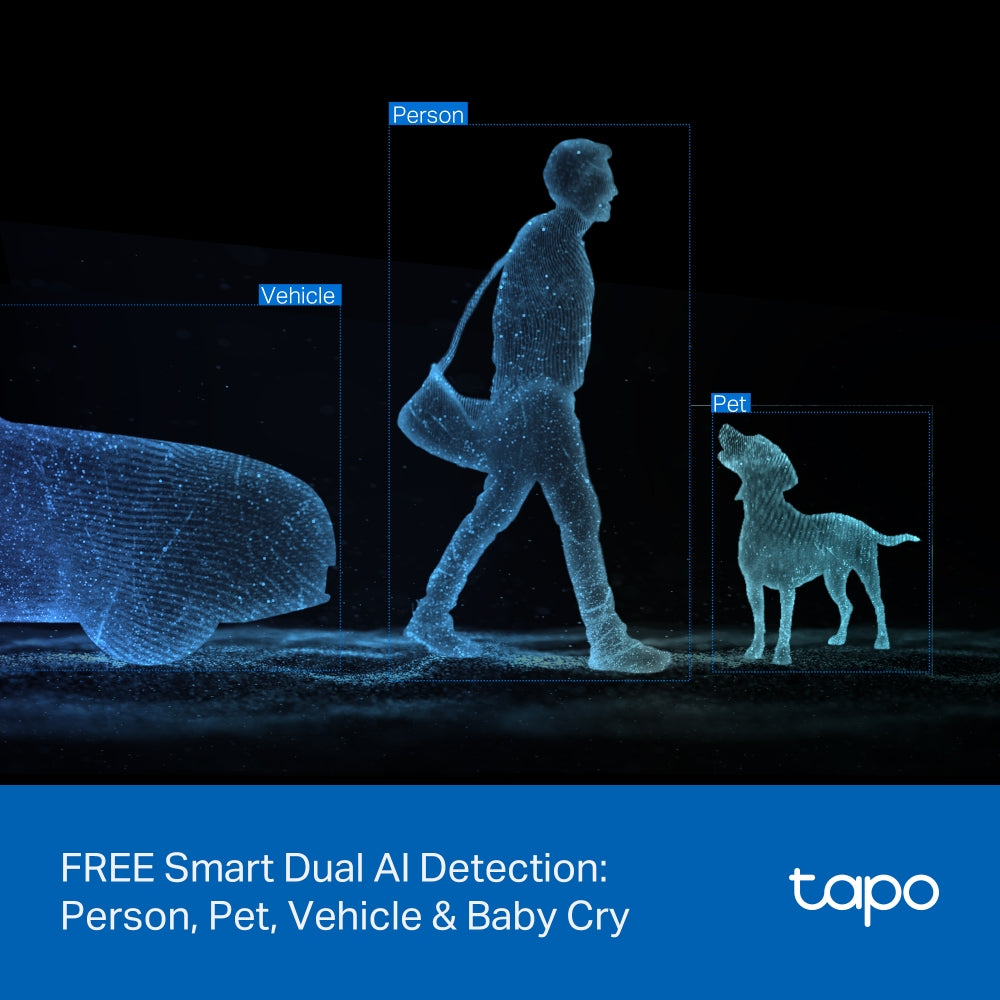 Tapo C245D Dual Lens Pan/Tilt Security Camera