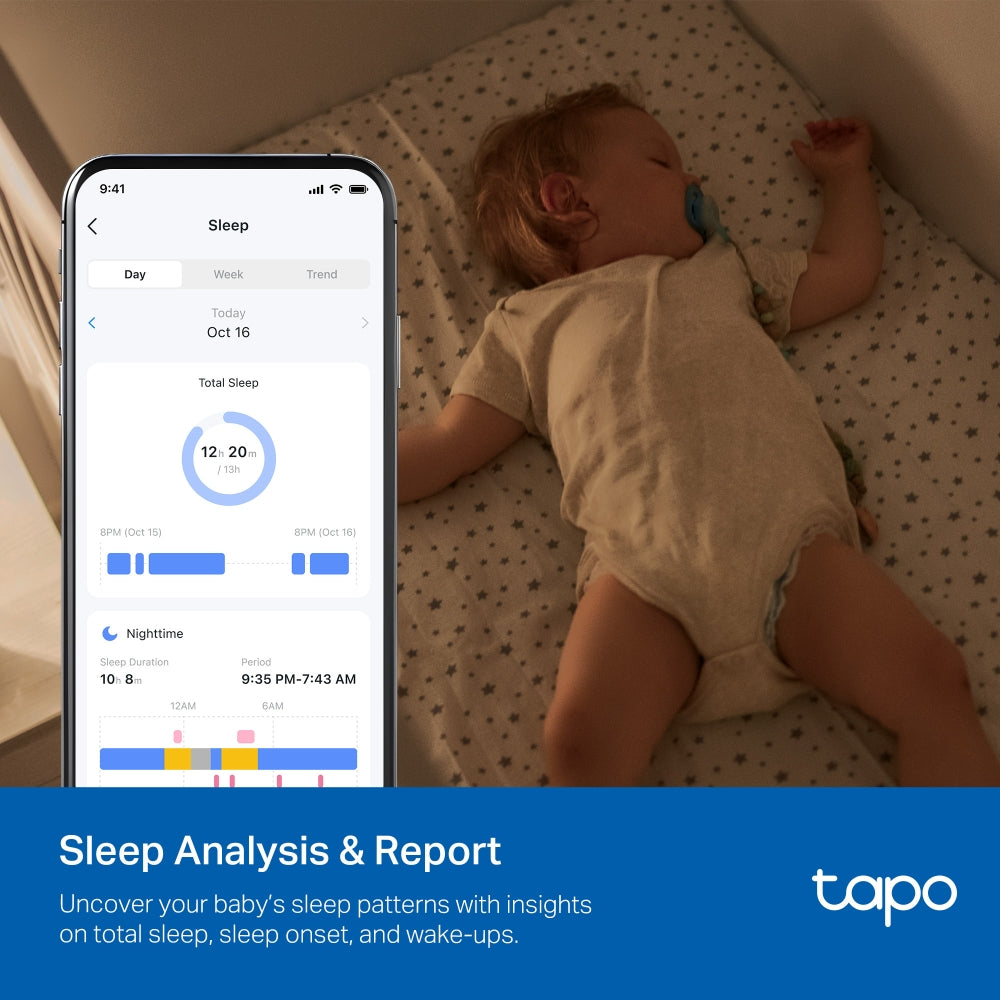 TP-Link Tapo C840 Pan/Tilt Smart AI Baby Monitor Camera 4MP + 2MP Dual Lens Live View