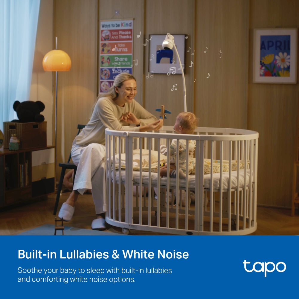 TP-Link Tapo C840 Pan/Tilt Smart AI Baby Monitor Camera 4MP + 2MP Dual Lens Live View