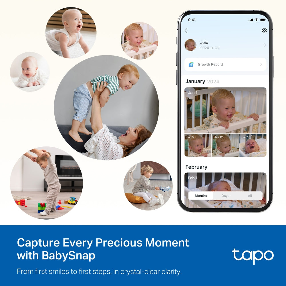 TP-Link Tapo C840 Pan/Tilt Smart AI Baby Monitor Camera 4MP + 2MP Dual Lens Live View
