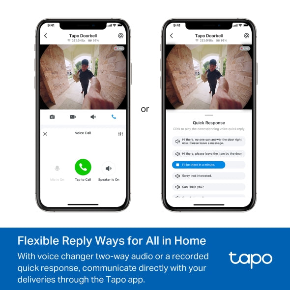Tapo D235 Tapo Video Doorbell Camera