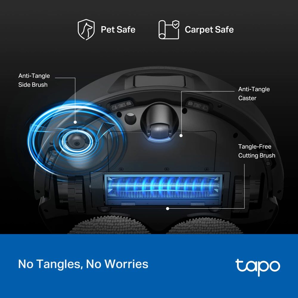 TP-LINK TAPO RV50 PRO OMNI AI Detection Robot Vacuum & Mop + All-in-One Self-Cleaning Station