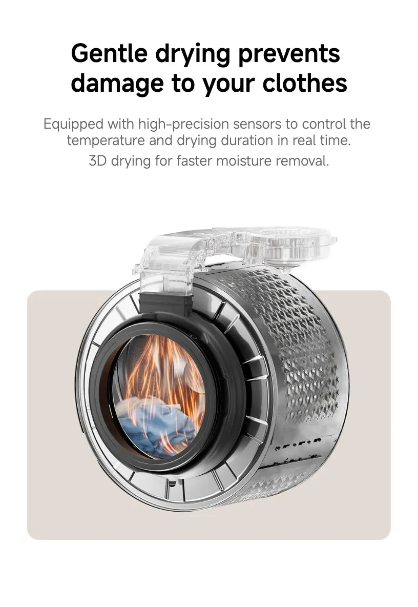 Xiaomi Mijia Front Load Washer Dryer 9kg | Washing Machine 9kg Large Capacity Fast Drying | FREE DELIVERY & INSTALLATION