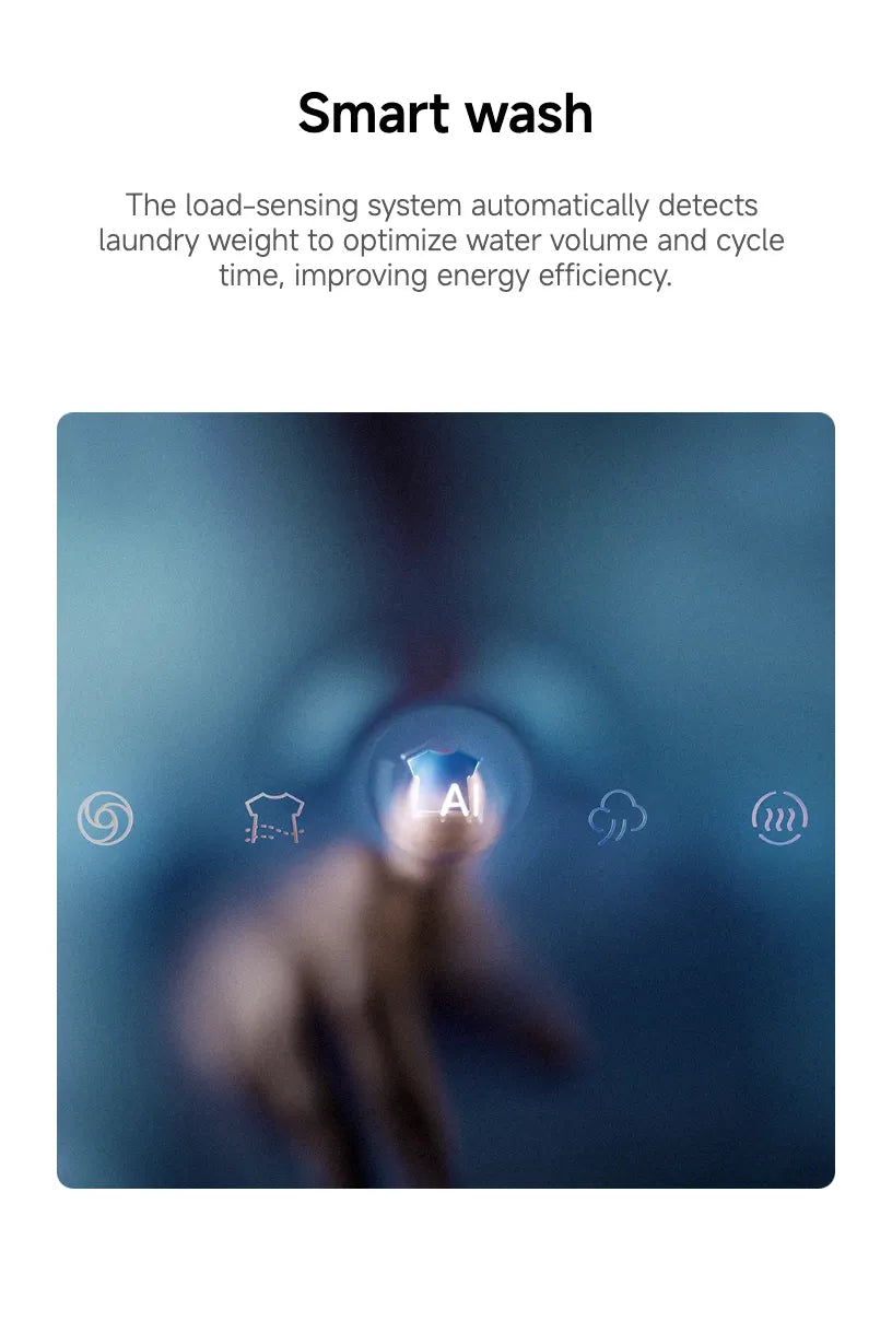 Xiaomi Mijia Front Load Washer Dryer 9kg | Washing Machine 9kg Large Capacity Fast Drying | FREE DELIVERY & INSTALLATION