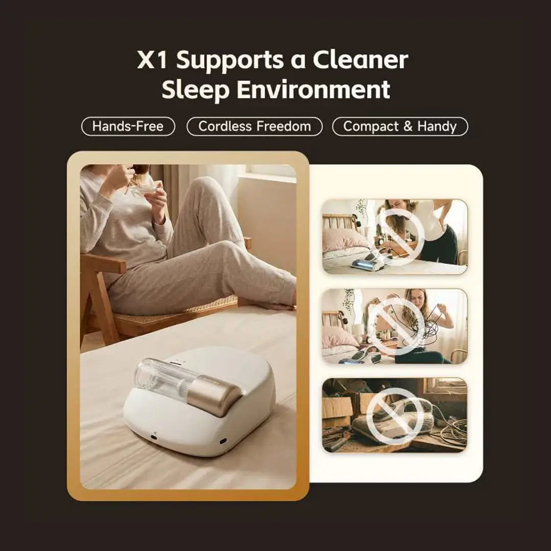 CREATULIZE X1 Robot Bed Vacuum Cleaner