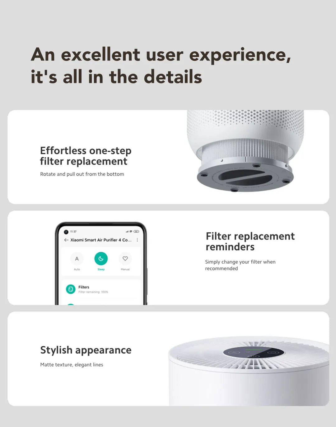 Xiaomi Smart Air Purifier 4 Compact