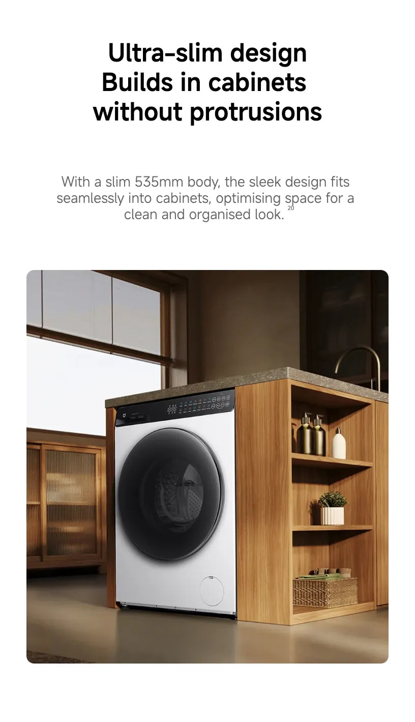 Xiaomi Mijia Front Load Washer Dryer 9kg | Washing Machine 9kg Large Capacity Fast Drying | FREE DELIVERY & INSTALLATION