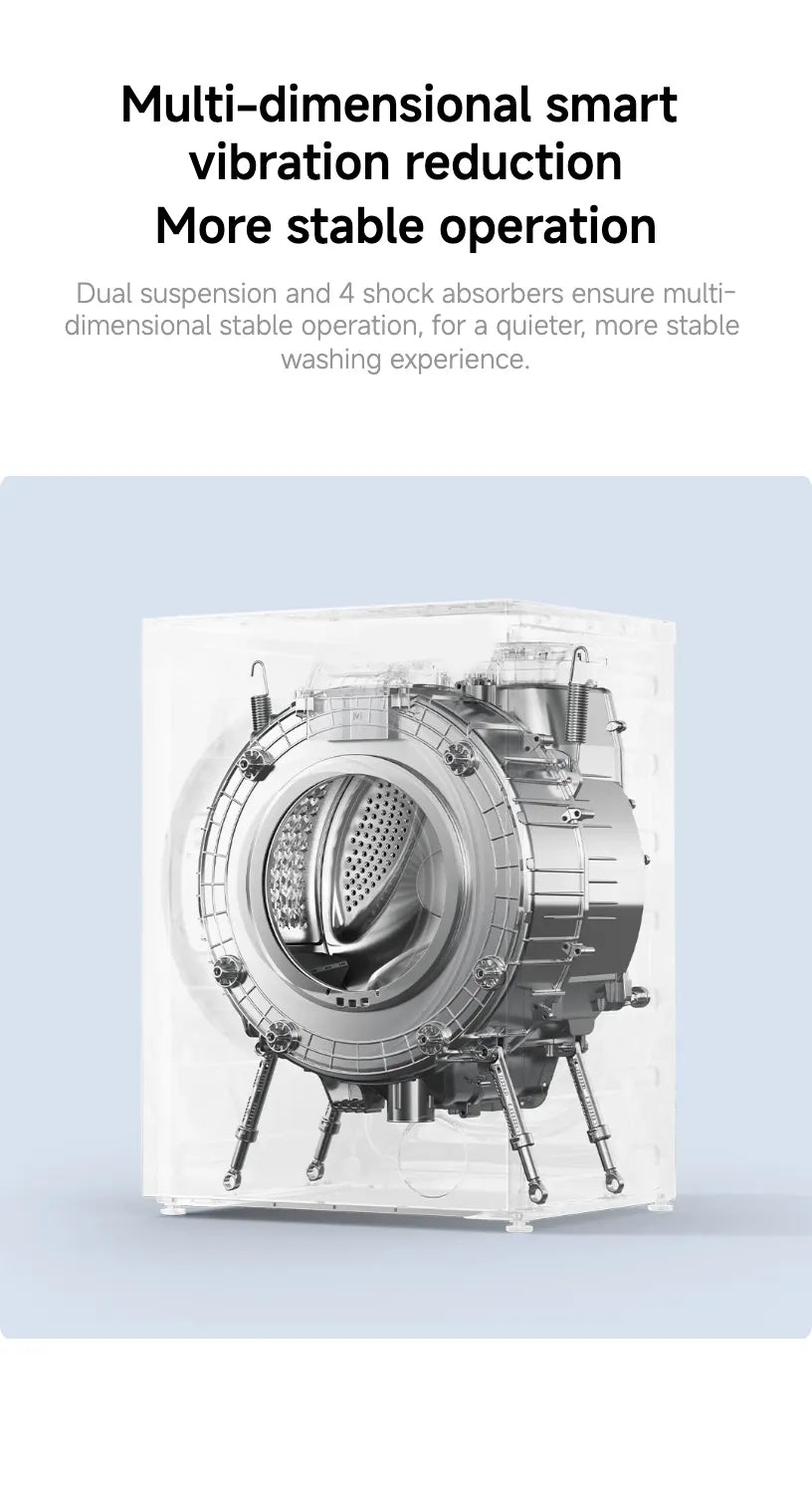 Xiaomi Mijia Front Load Washer Dryer 9kg | Washing Machine 9kg Large Capacity Fast Drying | FREE DELIVERY & INSTALLATION