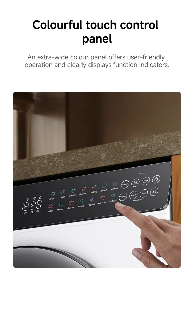 Xiaomi Mijia Front Load Washer Dryer 9kg | Washing Machine 9kg Large Capacity Fast Drying | FREE DELIVERY & INSTALLATION