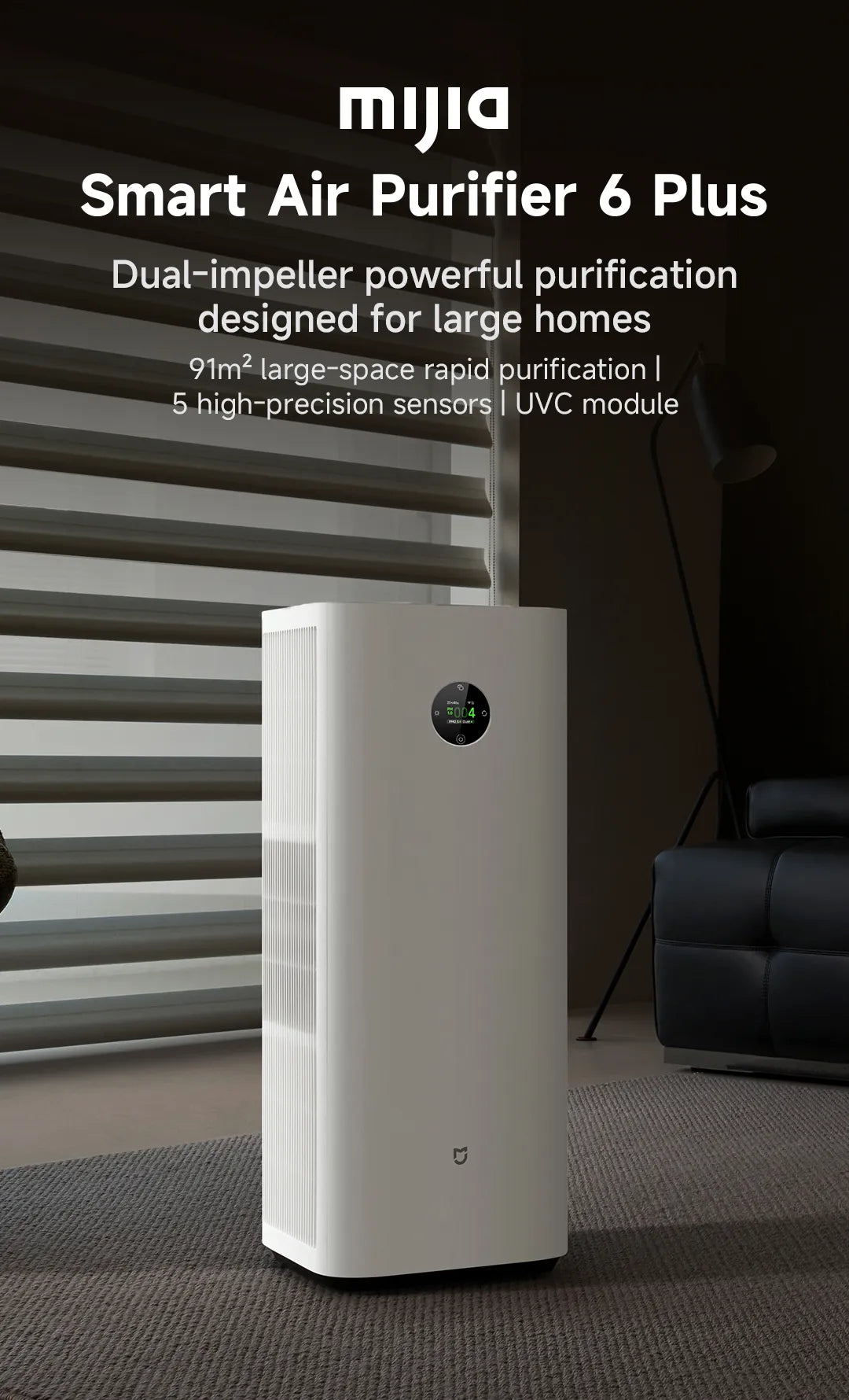 Xiaomi Mijia Smart Air Purifier 6 Plus/Max