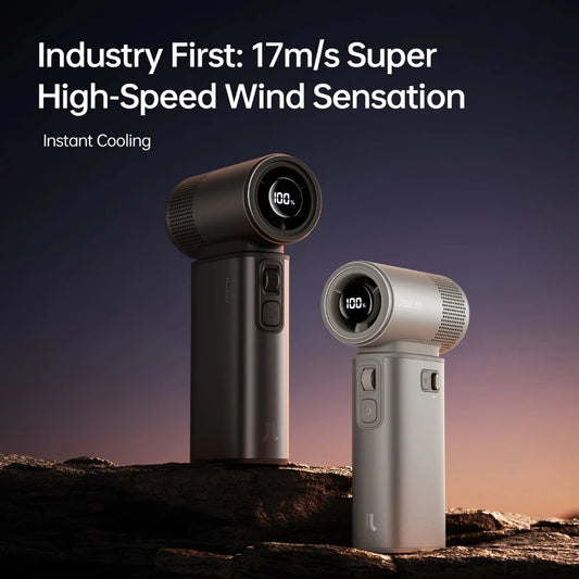 JisuLife Handheld Fan Ultra 2 High-speed Portable Fan 9000 mAh Outdoor All-in-One Fan