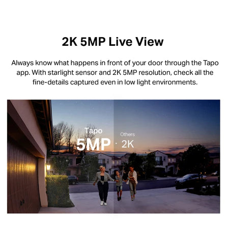 Tapo Smart Battery Video Doorbell Tapo D230S1