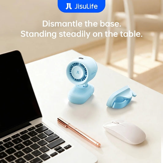 JISULIFE Life 4 Octopus Stroller Fan 5000mAh | Portable USB Rechargeable Fan | 5 Speed | LED Display | Type-C Charging